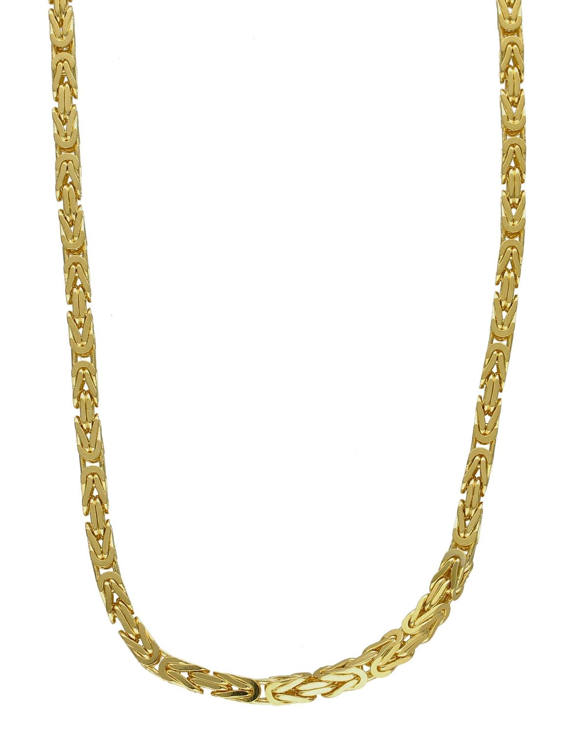 Złoty Łańcuszek Królewski 3,4 mm próby 585 DIA-LAN-7858-585 3,4mm.  Łańcuszki to uniwersalne dodatki, które sprawdzają się na każdą okazję dla mężczyzn i kobiet w każdym wieku. Piękny grawer na łańcuszku dodaje uroku i blask.jpg